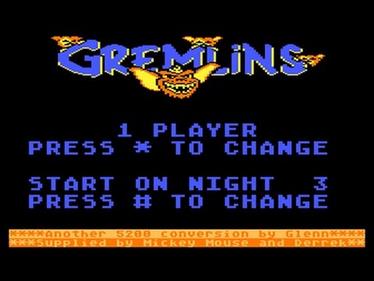 Gremlins - Screenshot - Game Title Image