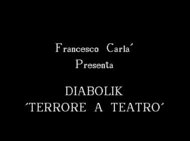 Diabolik 12: Terrore al teatro - Screenshot - Game Title Image