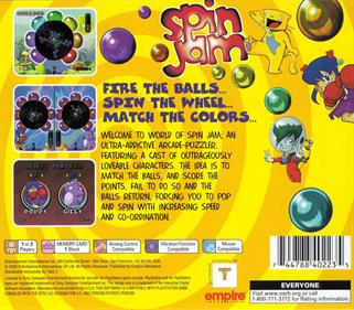 Spin Jam - Box - Back Image