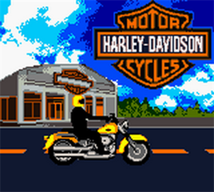 Harley-Davidson Motor Cycles: Race Across America - Screenshot - Game Title Image