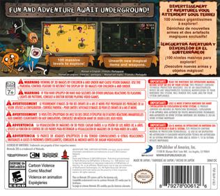 Adventure Time: Explore the Dungeon Because I Don't Know! - Box - Back Image