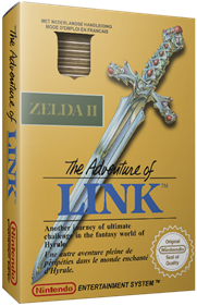 Zelda II: The Adventure of Link - Box - 3D Image