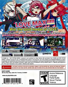 Arcana Heart 3: Love Max!!!!! - Box - Back Image