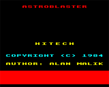 Astro Blaster - Screenshot - Game Title Image