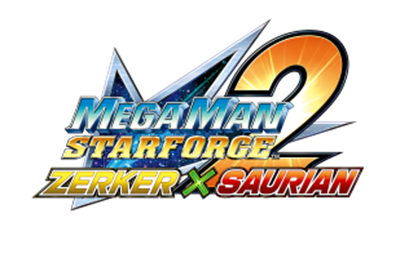 Mega Man Star Force 2: Zerker x Saurian - Clear Logo Image