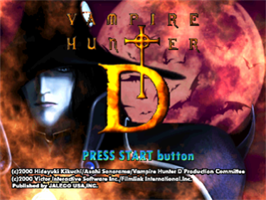 Vampire Hunter D - Screenshot - Game Title Image