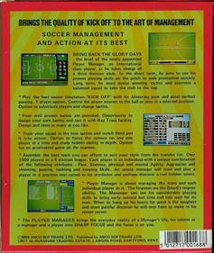 Player Manager - Box - Back Image
