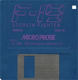 F-19 Stealth Fighter - Disc Image