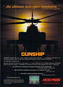 Gunship: The Helicopter Simulation - Advertisement Flyer - Front Image