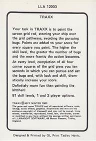 Traxx - Box - Back Image