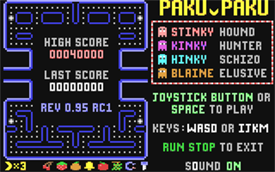 Paku Paku - Screenshot - Game Title Image