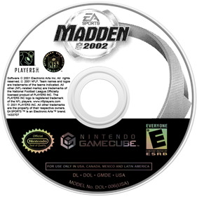 Madden NFL 2002 - Disc Image