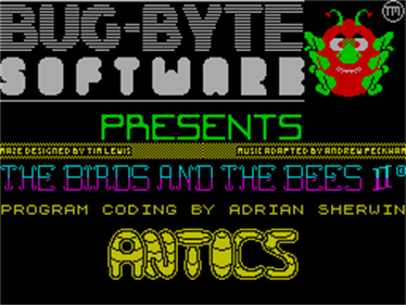 Antics - Screenshot - Game Title Image