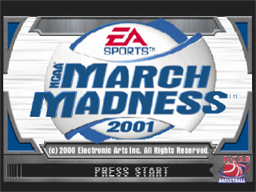 NCAA March Madness 2001 - Screenshot - Game Title Image