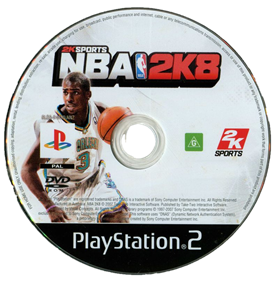 NBA 2K8 - Disc Image