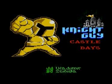 Knight Guy in Low Res World: Castle Days - Screenshot - Game Title Image
