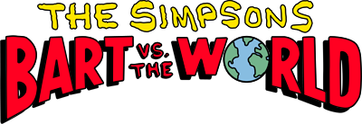 The Simpsons: Bart vs. the World - Clear Logo Image