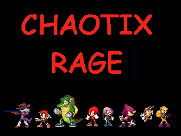 Chaotix Rage - Screenshot - Game Title Image