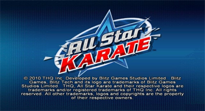 All Star Karate - Screenshot - Game Title Image