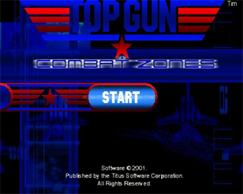 Top Gun: Combat Zones - Screenshot - Game Title Image