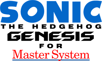 Sonic Genesis for Master System - Clear Logo Image