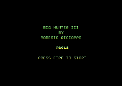 Big Hunter III - Screenshot - Game Title Image