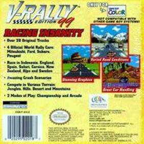 V-Rally: Edition 99 - Box - Back Image