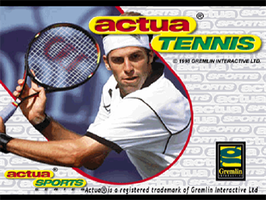 Actua Tennis - Screenshot - Game Title Image