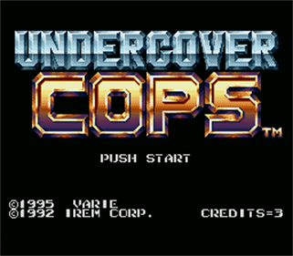 Undercover Cops - Screenshot - Game Title Image