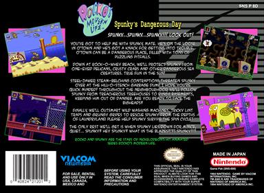 Rocko's Modern Life: Spunky's Dangerous Day - Box - Back Image