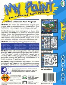 My Paint: The Animated Paint Program - Fanart - Box - Back Image