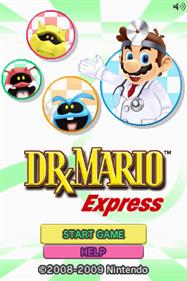 Dr. Mario Express - Screenshot - Game Title