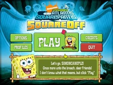 Spongebob's Atlantis Squarepantis SquareOff - Screenshot - Game Title Image