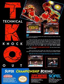 TKO Super Championship Boxing - Advertisement Flyer - Front Image