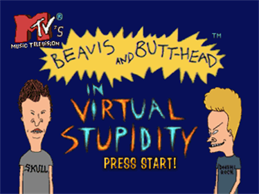 Beavis and Butt-Head in Virtual Stupidity - Screenshot - Game Title Image