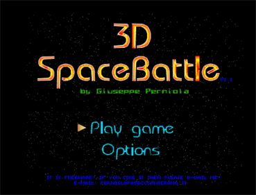 3D Space Battle - Screenshot - Game Title Image