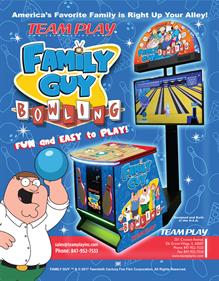 Family Guy Bowling - Advertisement Flyer - Front Image