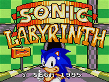 Sonic Labyrinth - Screenshot - Game Title Image