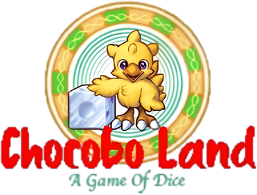 Chocobo Land: A Game of Dice - Clear Logo Image