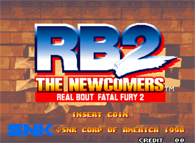 Real Bout Fatal Fury 2: The Newcomers - Screenshot - Game Title Image