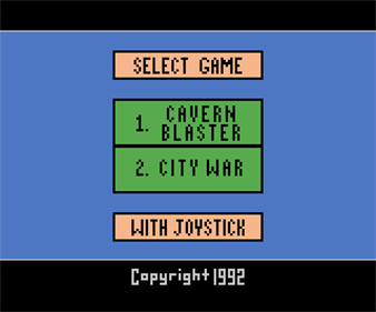 2 Pak Special Magenta: Cavern Blaster / City War - Screenshot - Game Select Image