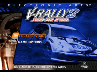 Need for Speed: V-Rally 2 - Screenshot - Game Title Image