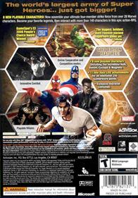 Marvel: Ultimate Alliance (Gold Edition) - Box - Back Image