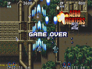 Aero Fighters 2 - Screenshot - Game Over
