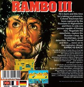 Rambo III - Box - Back