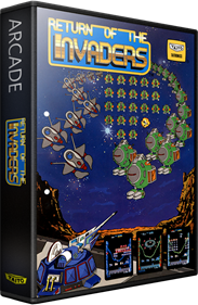 Return of the Invaders - Box - 3D Image