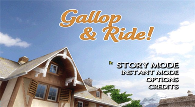 Gallop & Ride! - Screenshot - Game Title Image