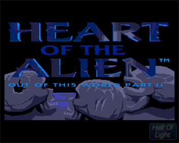 Heart of the Alien: Out of this World Parts I and II - Screenshot - Game Title Image