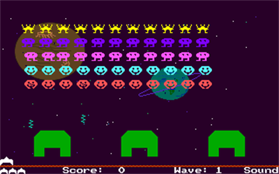 Kurt's Spaced Invaders - Screenshot - Gameplay Image