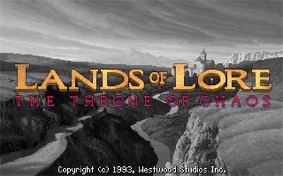 Lands of Lore: The Throne of Chaos - Screenshot - Game Title Image
